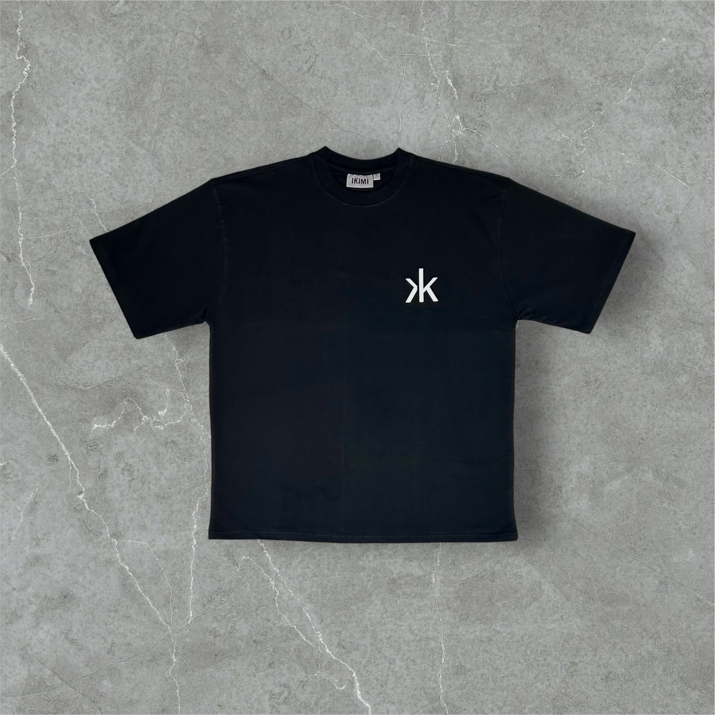 Round Neck black oversized t-shirt