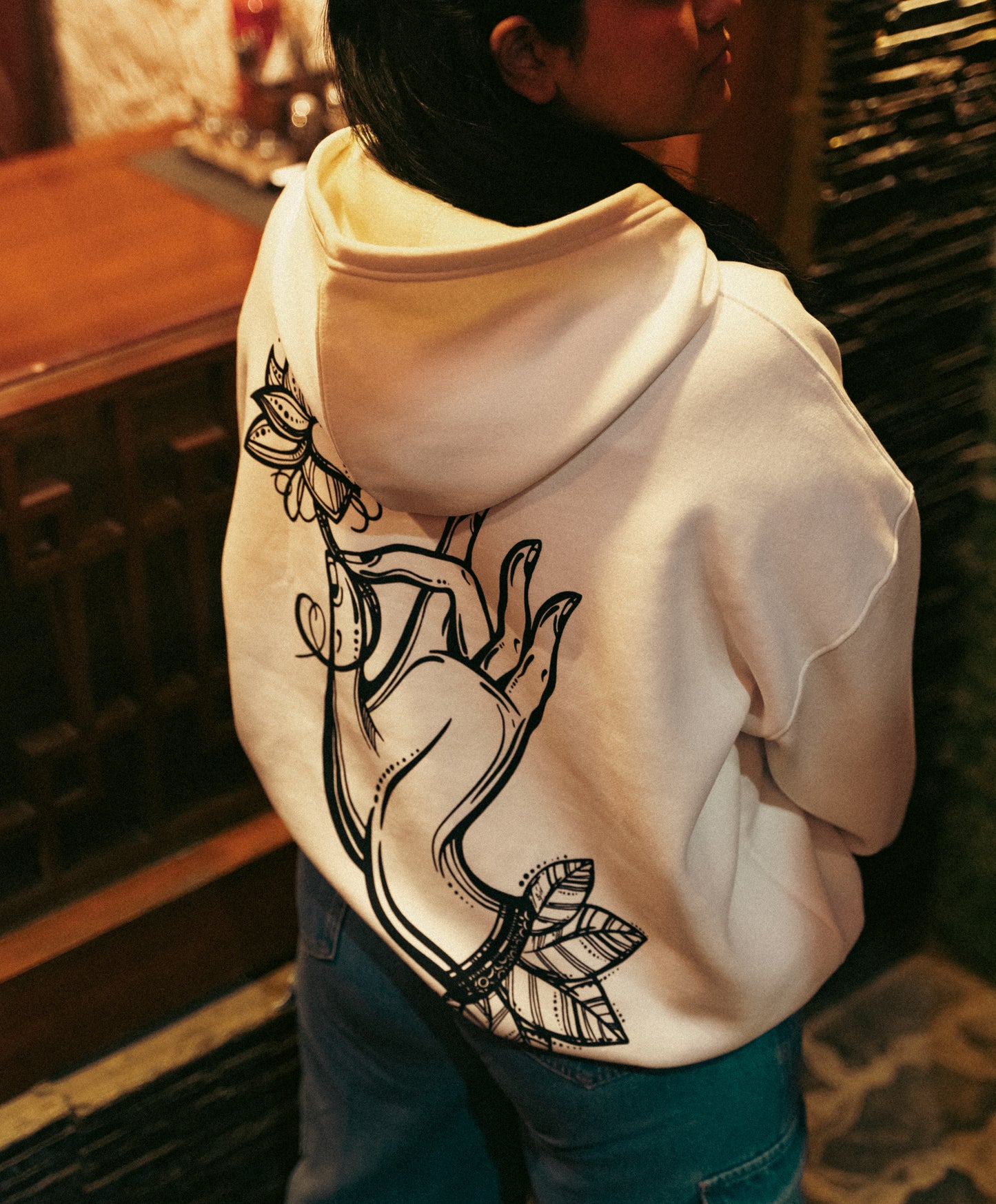 The Guiding Hand Off-White Hoodie
