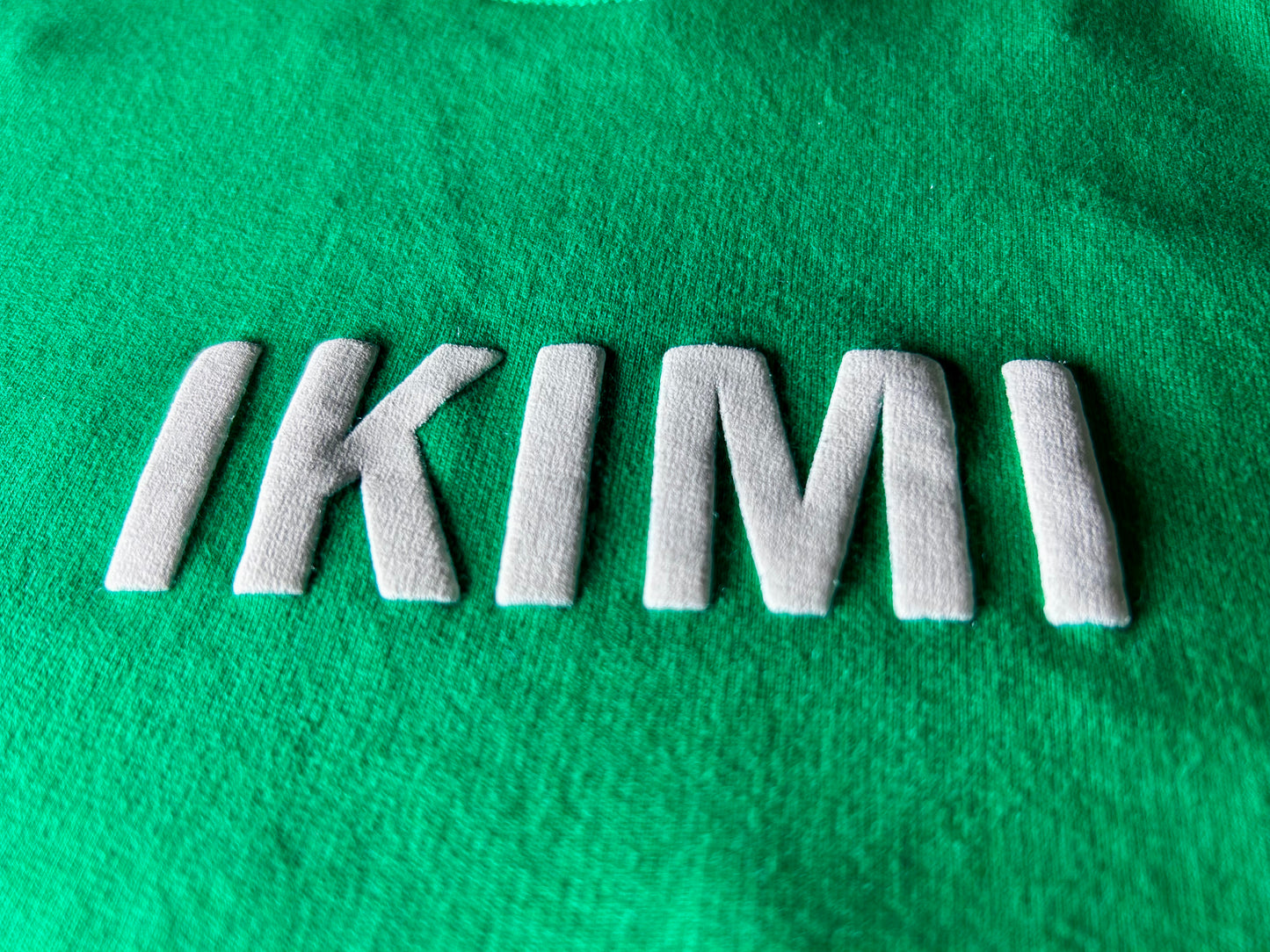 Green Puff Print T-shirt