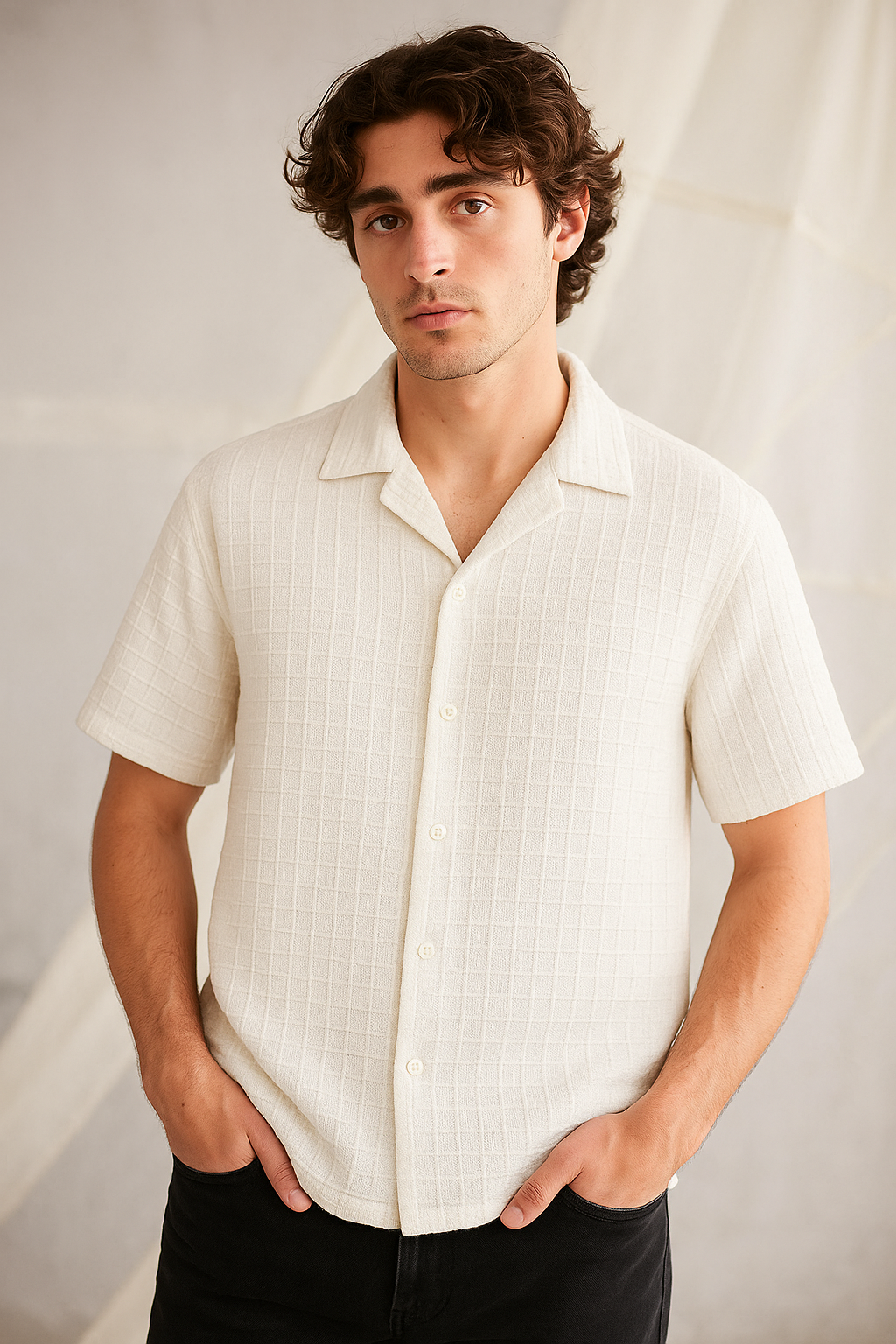 men’s short sleeve cotton shirt

lightweight cotton shirt India

casual shirts for men Indian wear

premium cotton shirts for men

textured shirts men summer fashion