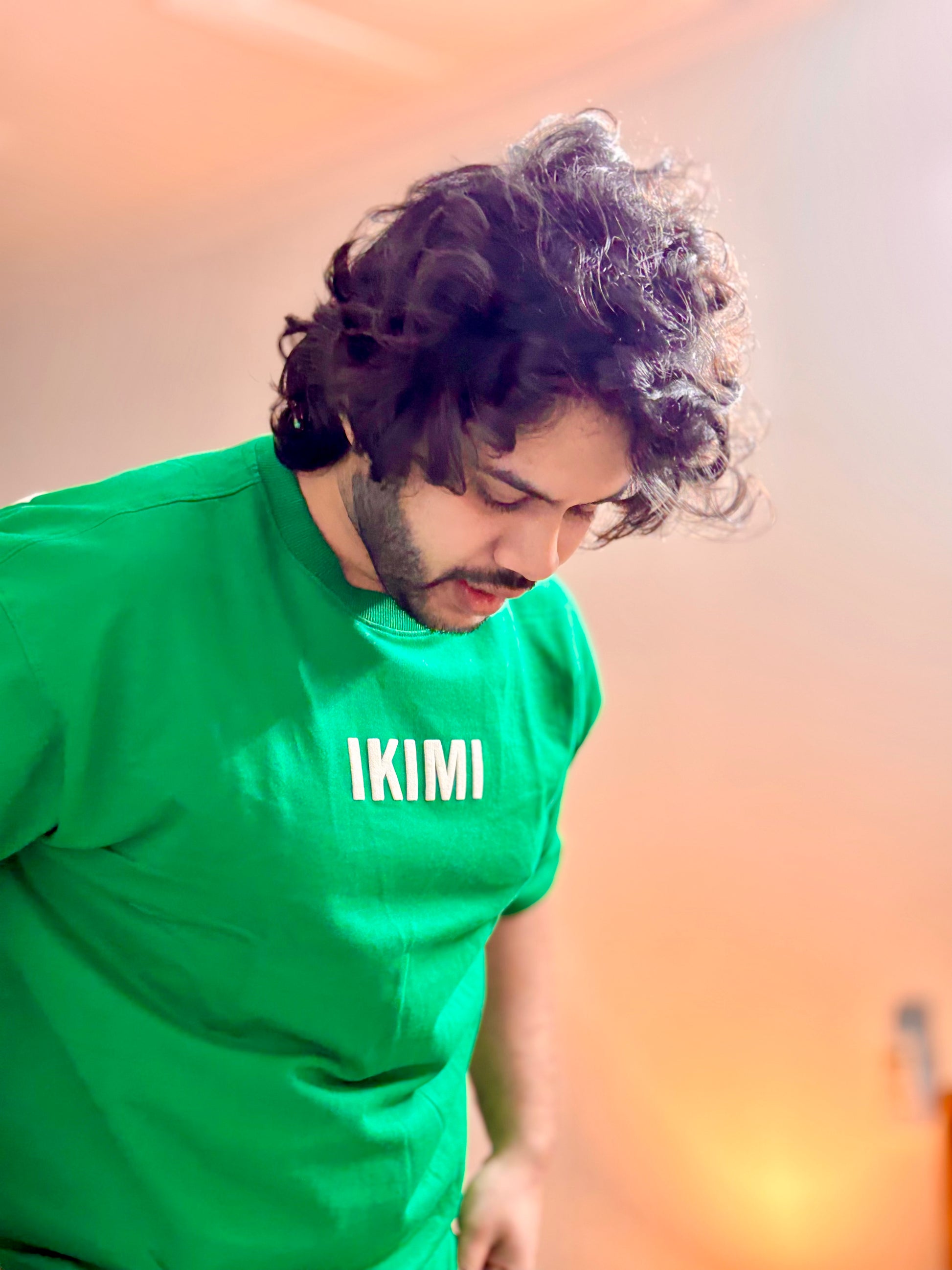 Round neck Oversized Tshirt, Green Oversized Tshirt