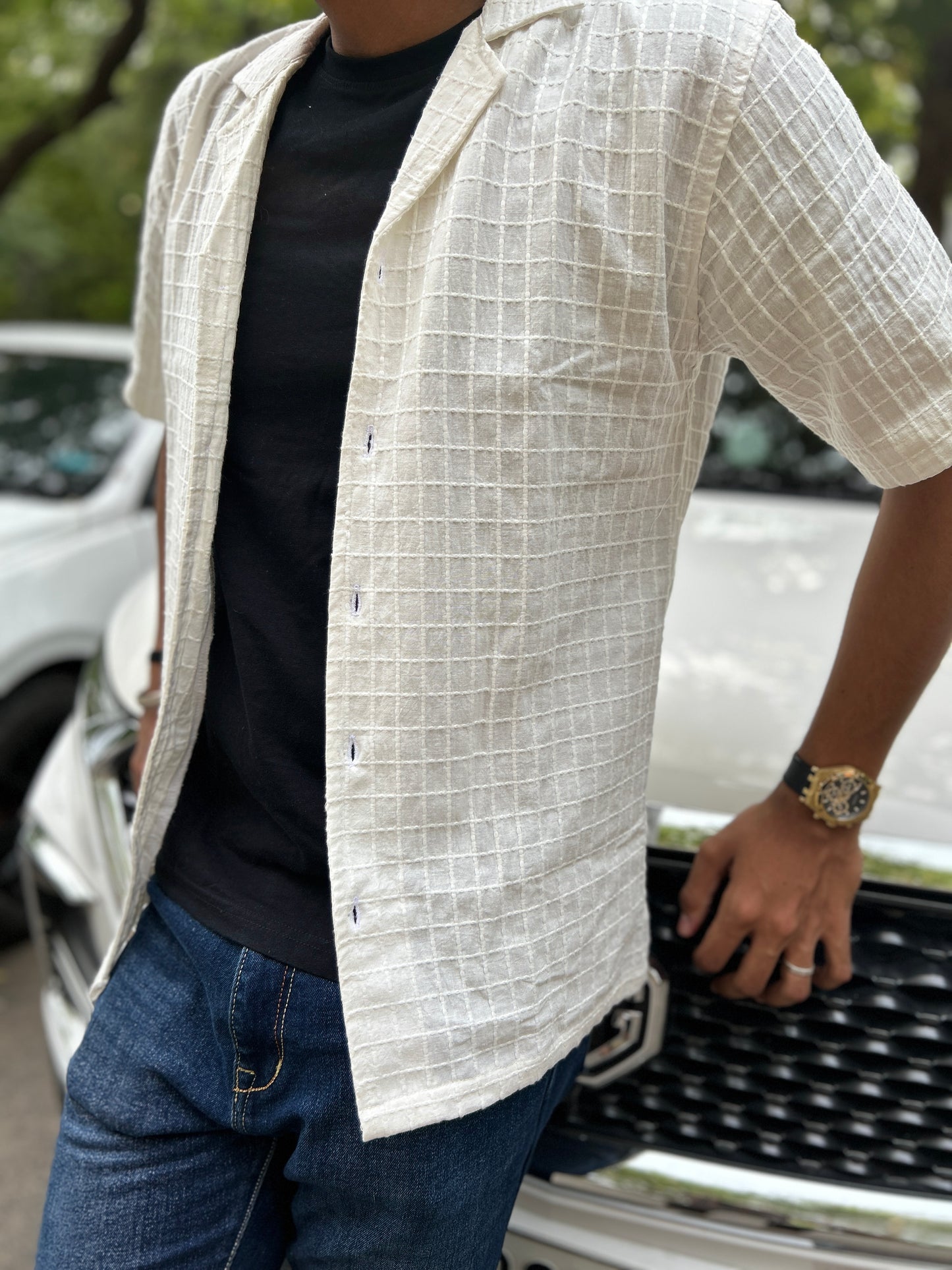 Cotton Textured Shirt